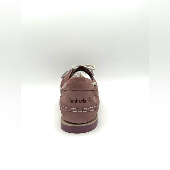 Timberland Women's Classic Amherst 2 Eye Slip On Purple Boat Shoes Size 11M New - Picture 6 of 8